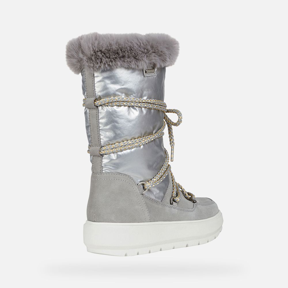 Geox Bayan Bot Gri/Gümüş - Kaula Abx - QGT-247963